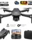 New E88 Plus Quadcopter Drone: 90° Electric Adjustable Camera, Brushless Motor, Optical Flow Positioning Toy