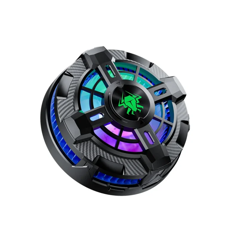 New PLEXTONE EX2 Pro Back Clip Magnetic Mobile Phone Flat Radiator RGB Atmosphere Light Semiconductor Refrigeration Fan 2