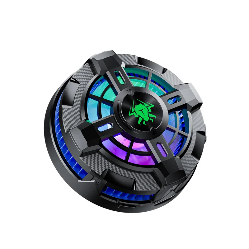 New PLEXTONE EX2 Pro Back Clip Magnetic Mobile Phone Flat Radiator RGB Atmosphere Light Semiconductor Refrigeration Fan 2