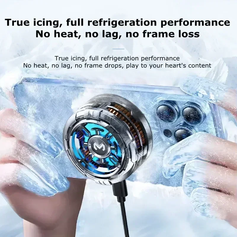 MEMO CX06 CX07 CX08 Frozen Mobile Phone PUBG Game Cooler Semiconductor Cooling Radiator Magnetic Back-clip 2 in 1 Cool Heat Sink 2
