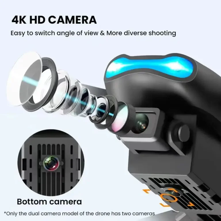 Professional Drone E99 HD 4k camera Foldable Mini WIFI FPV RC Aerial photography quadcopter RC helicopter with tarmac toys 2